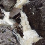  Glenacally River - The 3rd main drop and the mankiest. Go right for a good time