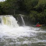 Photo of the Pollanassa (Mullinavat falls) river in County Kilkenny Ireland. Pictures of Irish whitewater kayaking and canoeing.