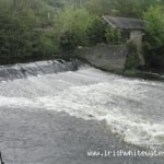  Liffey River - palmerstown weir looking at left hand face in low water