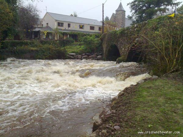  Nire River - view from just downstream of the bridge at hanora's cottage on river left side