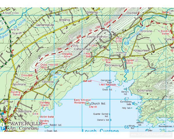 Map to Cummeragh River - Cummeragh river Map