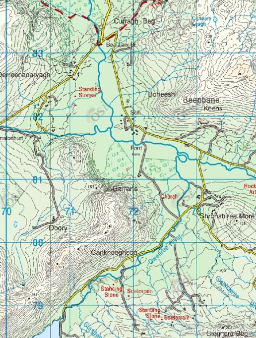 Map to Owenroe River - Owenroe Kerry 
