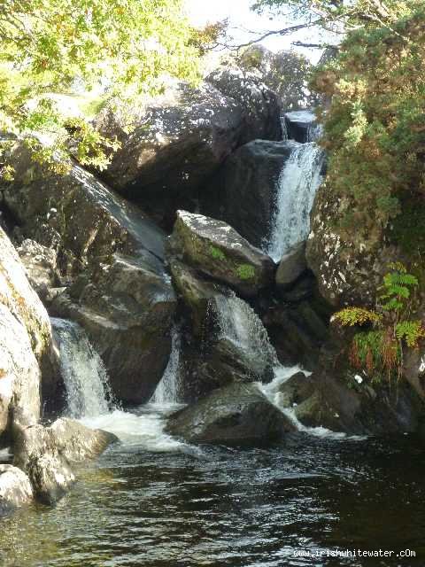  Coomeelan Stream River - Boulder choked waterfall in low water