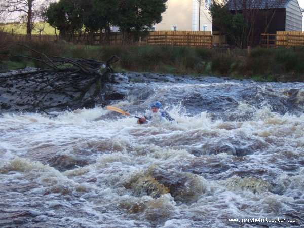  Termon River - Broken weir just after put in at mill