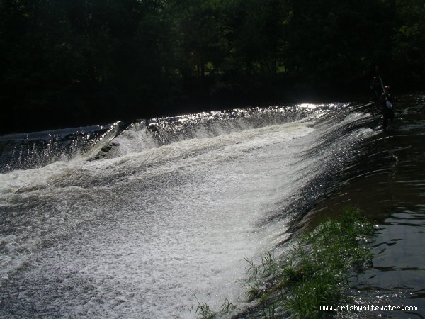  Liffey River - Wren's Nest Weir on relatively low water