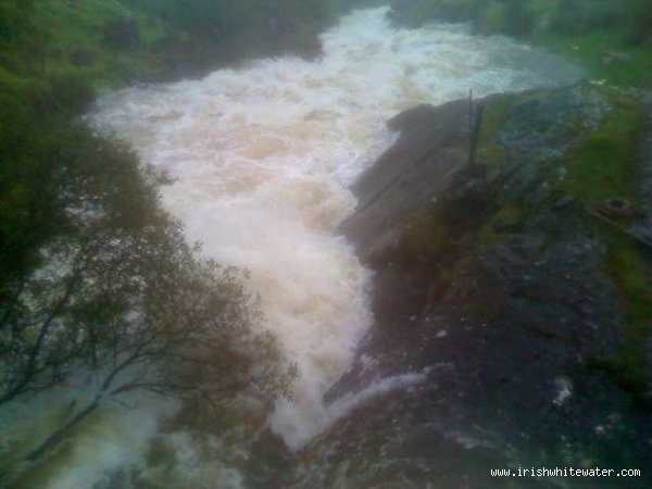  Coomeelan Stream River - Down stream from first bridge, waterfall is at horizon zine
