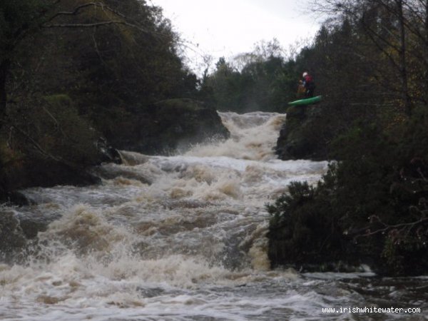  Mayo Clydagh River - the drop on the upper