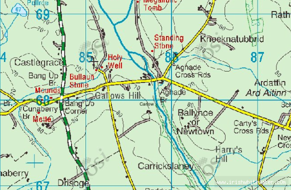 Map to Slaney River - slaney map