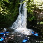 Photo of the Tourmakeady Waterfall in County Mayo Ireland. Pictures of Irish whitewater kayaking and canoeing. hor. Photo by biffo