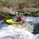 Photo of the Avonmore (Annamoe) river in County Wicklow Ireland. Pictures of Irish whitewater kayaking and canoeing. Bar Stoper,
Low water
. Photo by eoinor