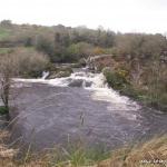 Photo of the Upper Bandon river in County Cork Ireland. Pictures of Irish whitewater kayaking and canoeing. BIG DROP @ +0.3M. Photo by Dave P
