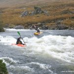 Photo of the Bundorragha river in County Mayo Ireland. Pictures of Irish whitewater kayaking and canoeing. Photo by Emma  