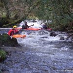 Photo of the Caraghbeg (Beamish) river in County Kerry Ireland. Pictures of Irish whitewater kayaking and canoeing.