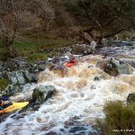 Photo of the Upper Liffey river in County Wicklow Ireland. Pictures of Irish whitewater kayaking and canoeing. caroline 