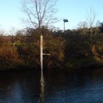 Photo of the White (Abha Bhan) river in County Limerick Ireland. Pictures of Irish whitewater kayaking and canoeing. White River Gauge. Photo by Mike