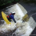 Photo of the Owennashad river in County Waterford Ireland. Pictures of Irish whitewater kayaking and canoeing. fishbox @the finishing pool
tony shows off some of the newest moves!! SWEET!!. Photo by michael flynn