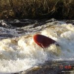 Photo of the Inny river in County Longford Ireland. Pictures of Irish whitewater kayaking and canoeing.
