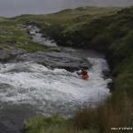 Photo of the Seanafaurrachain river in County Galway Ireland. Pictures of Irish whitewater kayaking and canoeing. Check out the drop in gradient to the lake in the backround. Photo by Graham Clarke