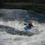 Photo of the Lee river in County Cork Ireland. Pictures of Irish whitewater kayaking and canoeing. More High Water Sluice. Photo by MickeyB