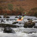 Photo of the Owenroe river in County Kerry Ireland. Pictures of Irish whitewater kayaking and canoeing. New Years Day. Photo by Conor Allen