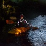 Photo of the Coomeelan Stream in County Kerry Ireland. Pictures of Irish whitewater kayaking and canoeing. Muireann. Photo by Daithí
