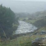 Photo of the Upper Flesk/Clydagh river in County Kerry Ireland. Pictures of Irish whitewater kayaking and canoeing. Upstream of Forestry Bridge. Photo by Dónal