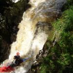 Photo of the Flesk river in County Kerry Ireland. Pictures of Irish whitewater kayaking and canoeing. Owenf, bottom of gorge..