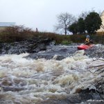 Photo of the Termon river in County Fermanagh Ireland. Pictures of Irish whitewater kayaking and canoeing.