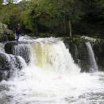 Photo of the Pollanassa (Mullinavat falls) river in County Kilkenny Ireland. Pictures of Irish whitewater kayaking and canoeing. Photo by Patrick mccormack