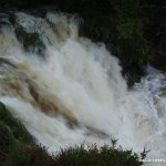 Photo of the Ilen river in County Cork Ireland. Pictures of Irish whitewater kayaking and canoeing. cascade in flood nov 2011. Photo by dave g
