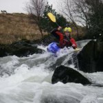 Photo of the Owenroe river in County Kerry Ireland. Pictures of Irish whitewater kayaking and canoeing. The Owenroe. Photo by Daragh Fitzgerald