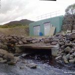 Photo of the Mahon river in County Waterford Ireland. Pictures of Irish whitewater kayaking and canoeing. Outflow station of hyrdo. Photo by Michael Flynn
