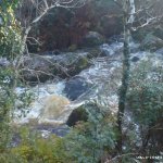 Photo of the Kip (Loughkip) river in County Galway Ireland. Pictures of Irish whitewater kayaking and canoeing. Rocks and Boulders. Photo by Seanie