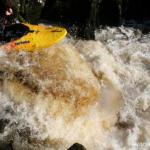 Photo of the Roughty river in County Kerry Ireland. Pictures of Irish whitewater kayaking and canoeing. Ronan. Photo by Rob Coffey