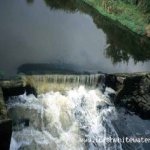 Photo of the Blackwater/Boyne river in County Meath Ireland. Pictures of Irish whitewater kayaking and canoeing. Spicers Mill near Navan. Photo by Bas