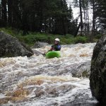 Photo of the Upper Liffey river in County Wicklow Ireland. Pictures of Irish whitewater kayaking and canoeing. conor croke . Photo by s.fahy
